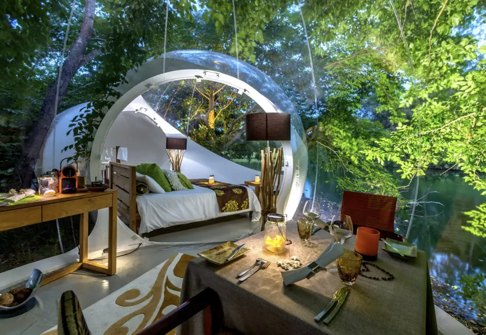 outdoor camping inflatable bubble tent